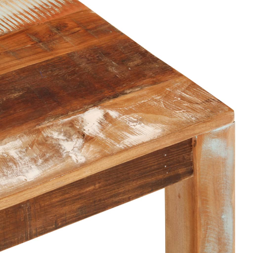 Salontafel 55x55x35 cm massief gerecycled hout is nu te koop bij PeponiXL, paradijselijk wonen!