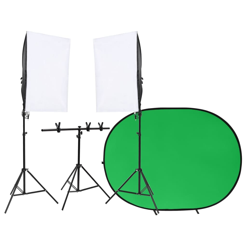 Fotostudioset met verlichtingsset en achtergrondscherm is nu te koop bij PeponiXL, paradijselijk wonen!