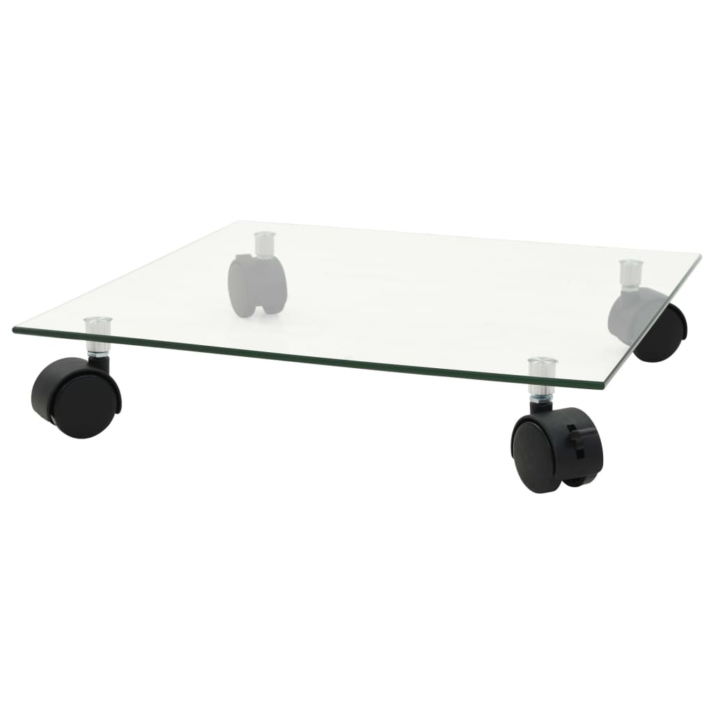 Plantenrollers 4 st vierkant 35x35 cm gehard glas is nu te koop bij PeponiXL, paradijselijk wonen!