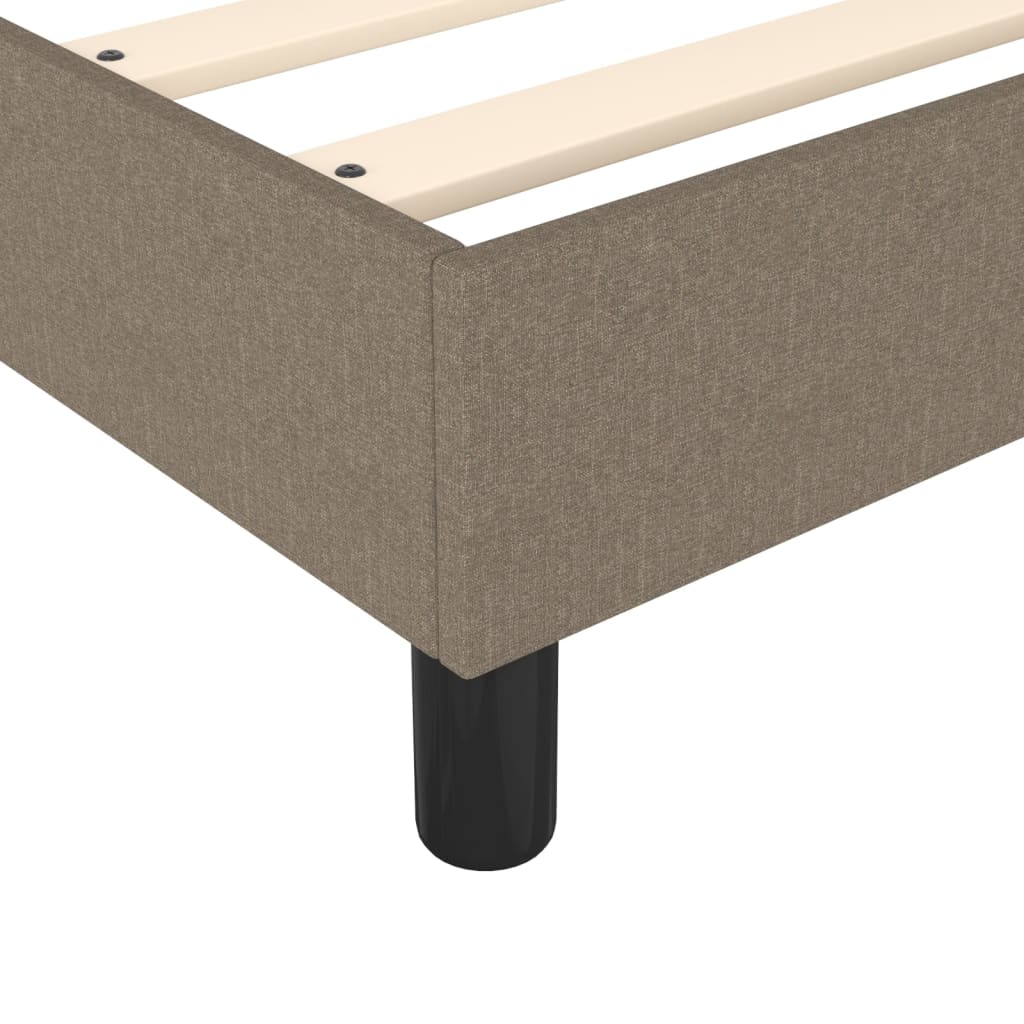Boxspring met matras stof taupe 120x200 cm is nu te koop bij PeponiXL, paradijselijk wonen!