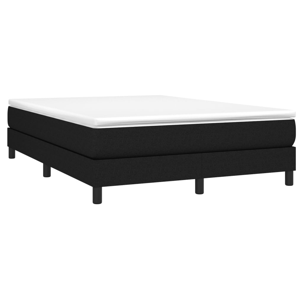 Boxspring met matras stof zwart 160x200 cm is nu te koop bij PeponiXL, paradijselijk wonen!