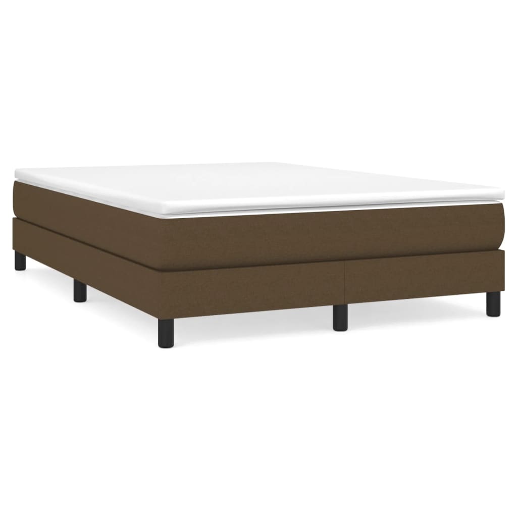 Boxspring met matras stof donkerbruin 160x200 cm is nu te koop bij PeponiXL, paradijselijk wonen!