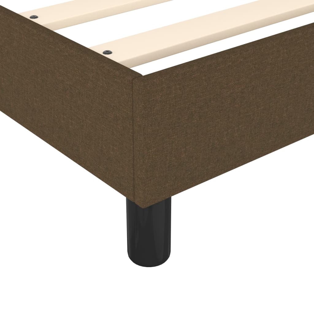 Boxspring met matras stof donkerbruin 160x200 cm is nu te koop bij PeponiXL, paradijselijk wonen!