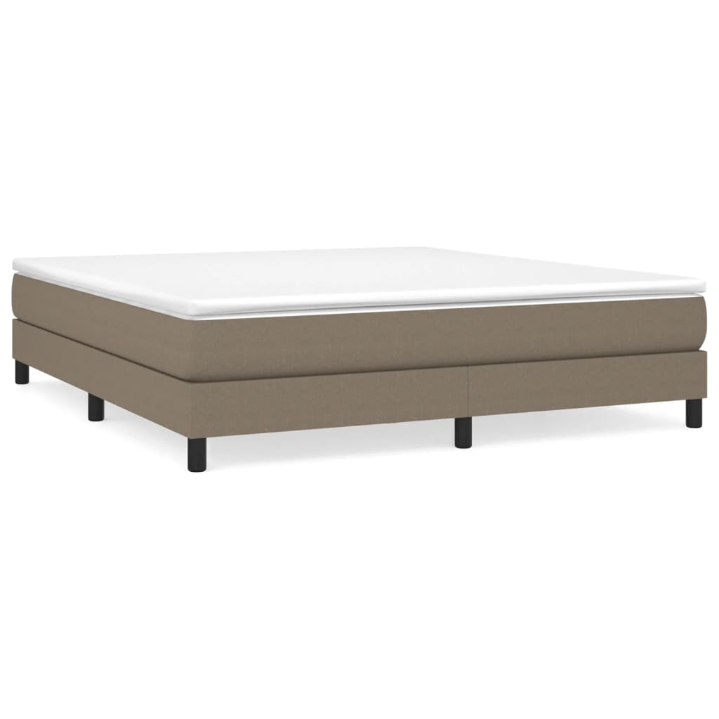 Boxspring met matras stof taupe 180x200 cm is nu te koop bij PeponiXL, paradijselijk wonen!