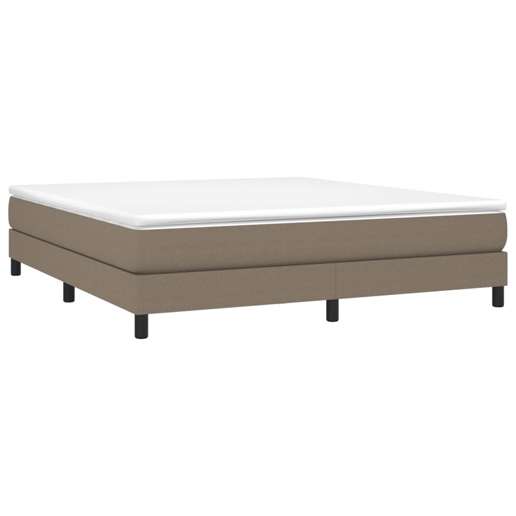 Boxspring met matras stof taupe 180x200 cm is nu te koop bij PeponiXL, paradijselijk wonen!