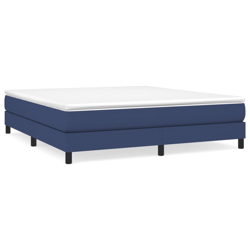 Boxspring met matras stof blauw 180x200 cm is nu te koop bij PeponiXL, paradijselijk wonen!