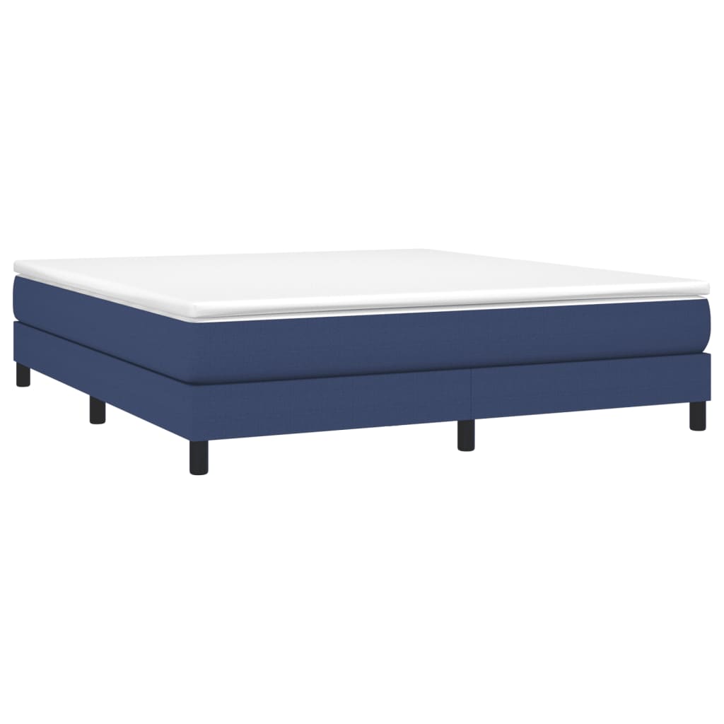 Boxspring met matras stof blauw 180x200 cm is nu te koop bij PeponiXL, paradijselijk wonen!