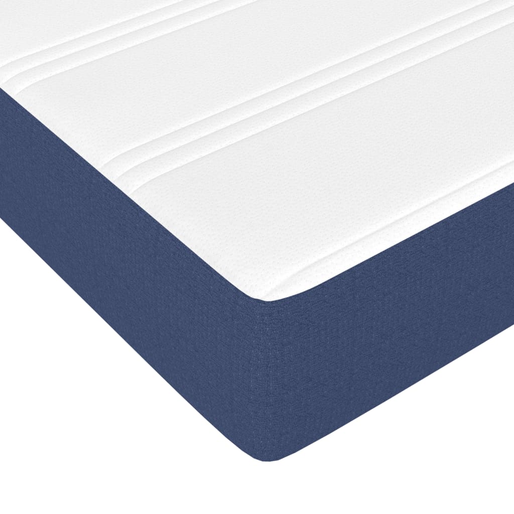 Boxspring met matras stof blauw 180x200 cm is nu te koop bij PeponiXL, paradijselijk wonen!