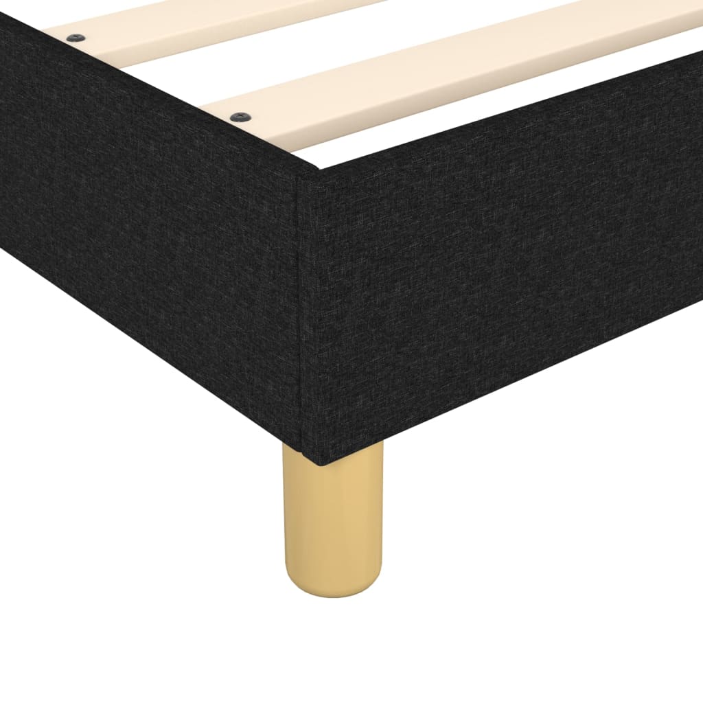 Boxspring met matras stof zwart 160x200 cm is nu te koop bij PeponiXL, paradijselijk wonen!