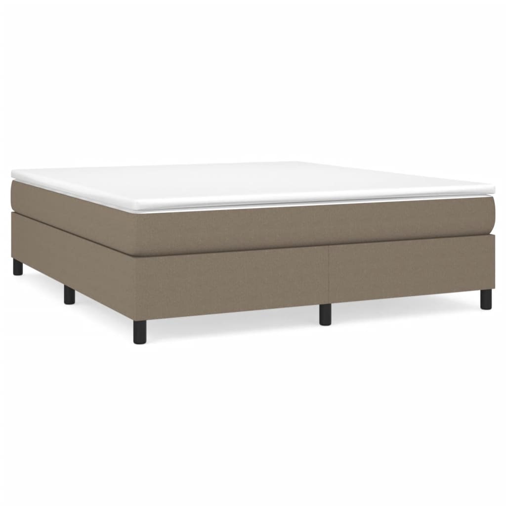 Boxspring met matras stof taupe 160x200 cm is nu te koop bij PeponiXL, paradijselijk wonen!