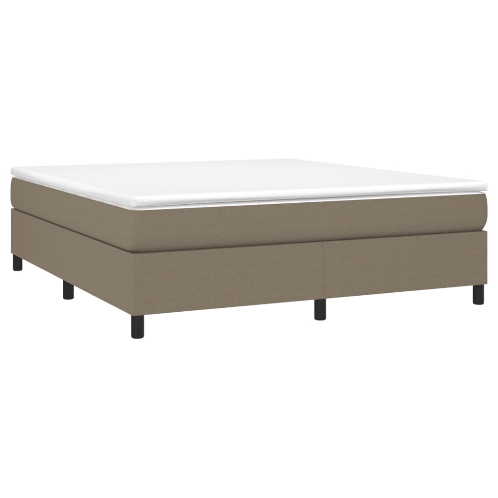 Boxspring met matras stof taupe 160x200 cm is nu te koop bij PeponiXL, paradijselijk wonen!