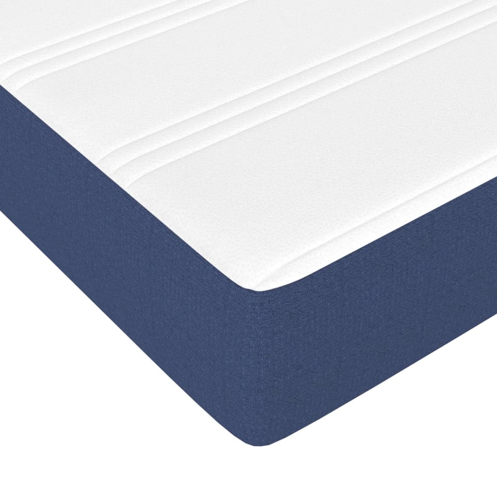 Boxspring met matras stof blauw 80x200 cm is nu te koop bij PeponiXL, paradijselijk wonen!