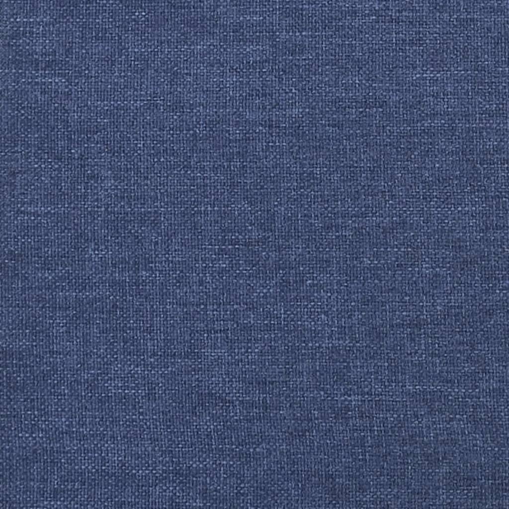 Boxspring met matras stof blauw 90x190 cm is nu te koop bij PeponiXL, paradijselijk wonen!