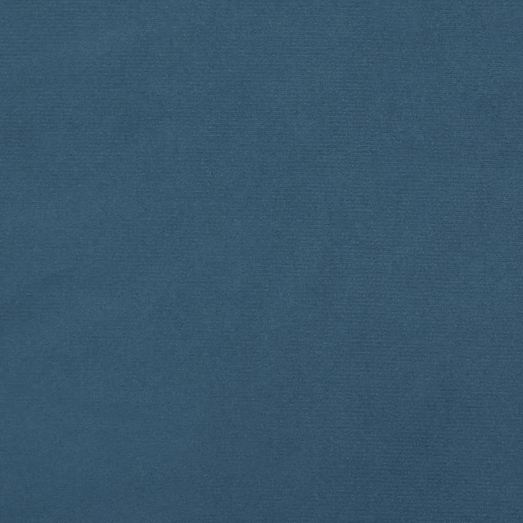 Boxspring met matras fluweel donkerblauw 200x200 cm is nu te koop bij PeponiXL, paradijselijk wonen!