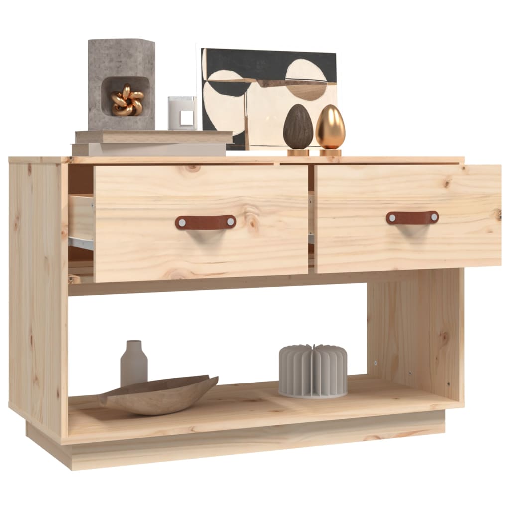 Tv-meubel 90x40x60 cm massief grenenhout is nu te koop bij PeponiXL, paradijselijk wonen!
