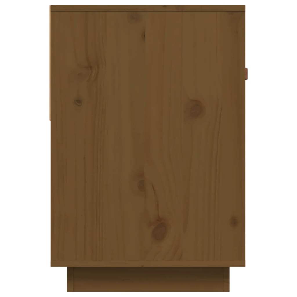 Tv-meubel 90x40x60 cm massief grenenhout honingbruin is nu te koop bij PeponiXL, paradijselijk wonen!