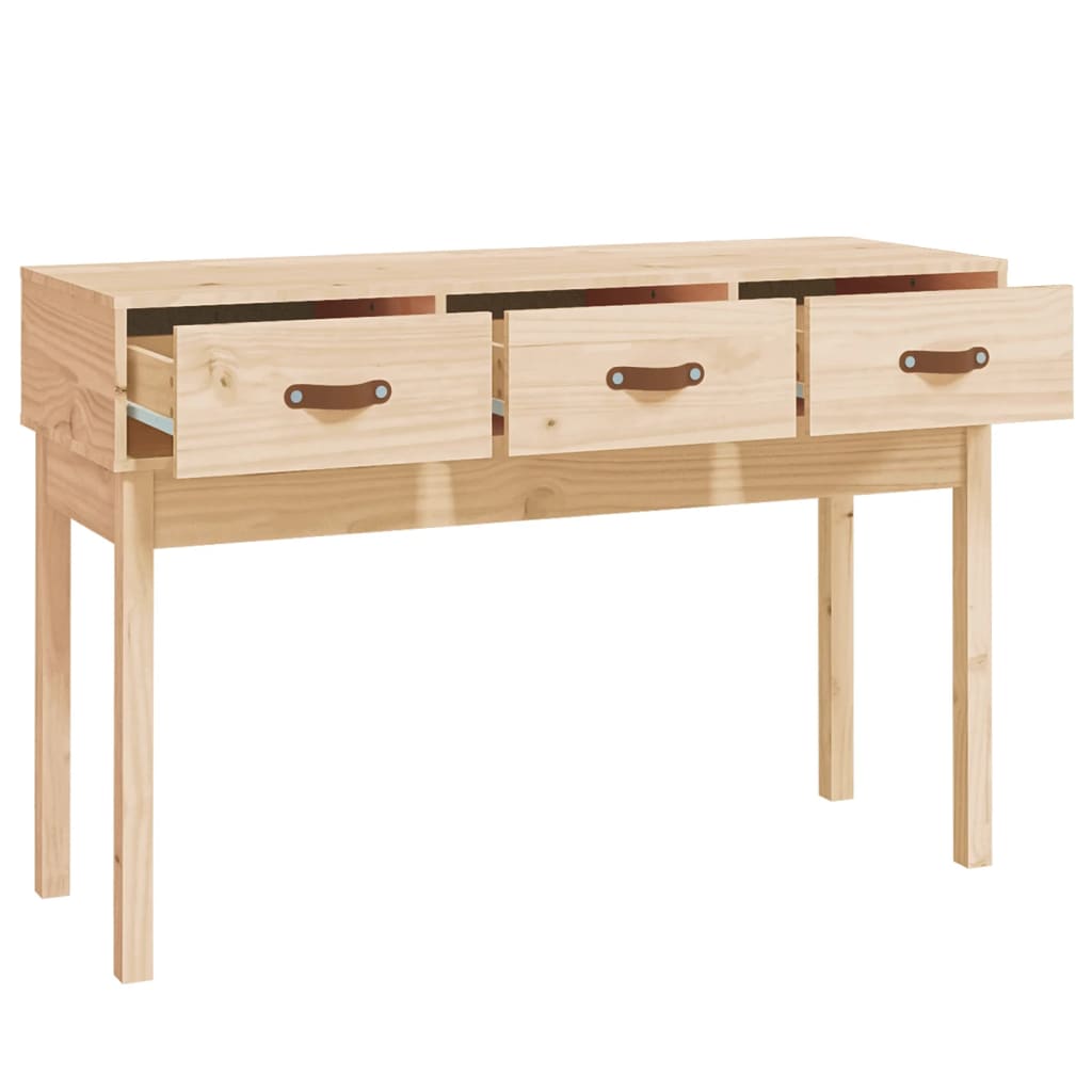 Wandtafel 114x40x75 cm massief grenenhout is nu te koop bij PeponiXL, paradijselijk wonen!