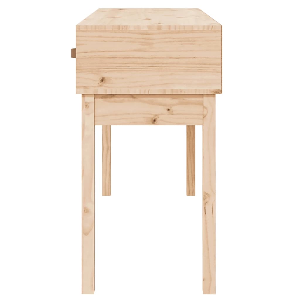 Wandtafel 114x40x75 cm massief grenenhout is nu te koop bij PeponiXL, paradijselijk wonen!