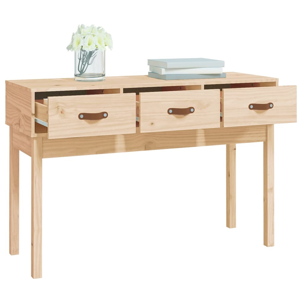 Wandtafel 114x40x75 cm massief grenenhout is nu te koop bij PeponiXL, paradijselijk wonen!