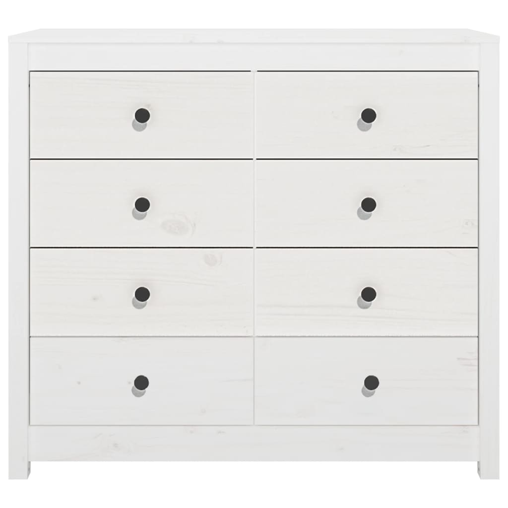 Dressoir 100x40x90 cm massief grenenhout wit is nu te koop bij PeponiXL, paradijselijk wonen!