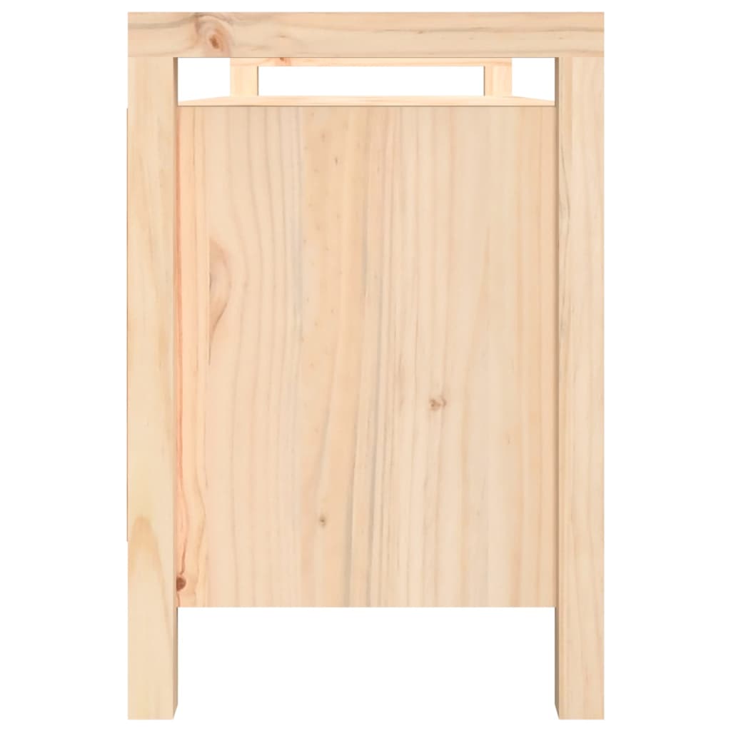 Halbankje 110x40x60 cm massief grenenhout is nu te koop bij PeponiXL, paradijselijk wonen!