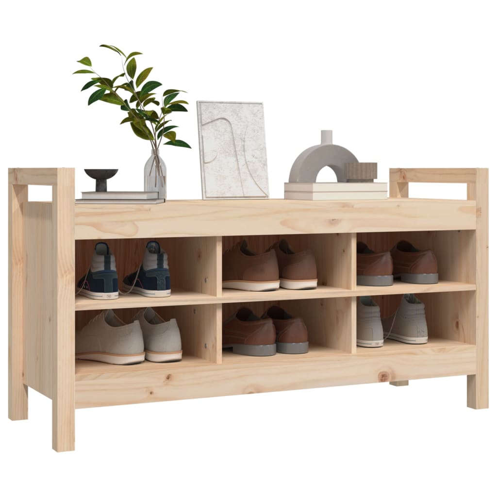 Halbankje 110x40x60 cm massief grenenhout is nu te koop bij PeponiXL, paradijselijk wonen!