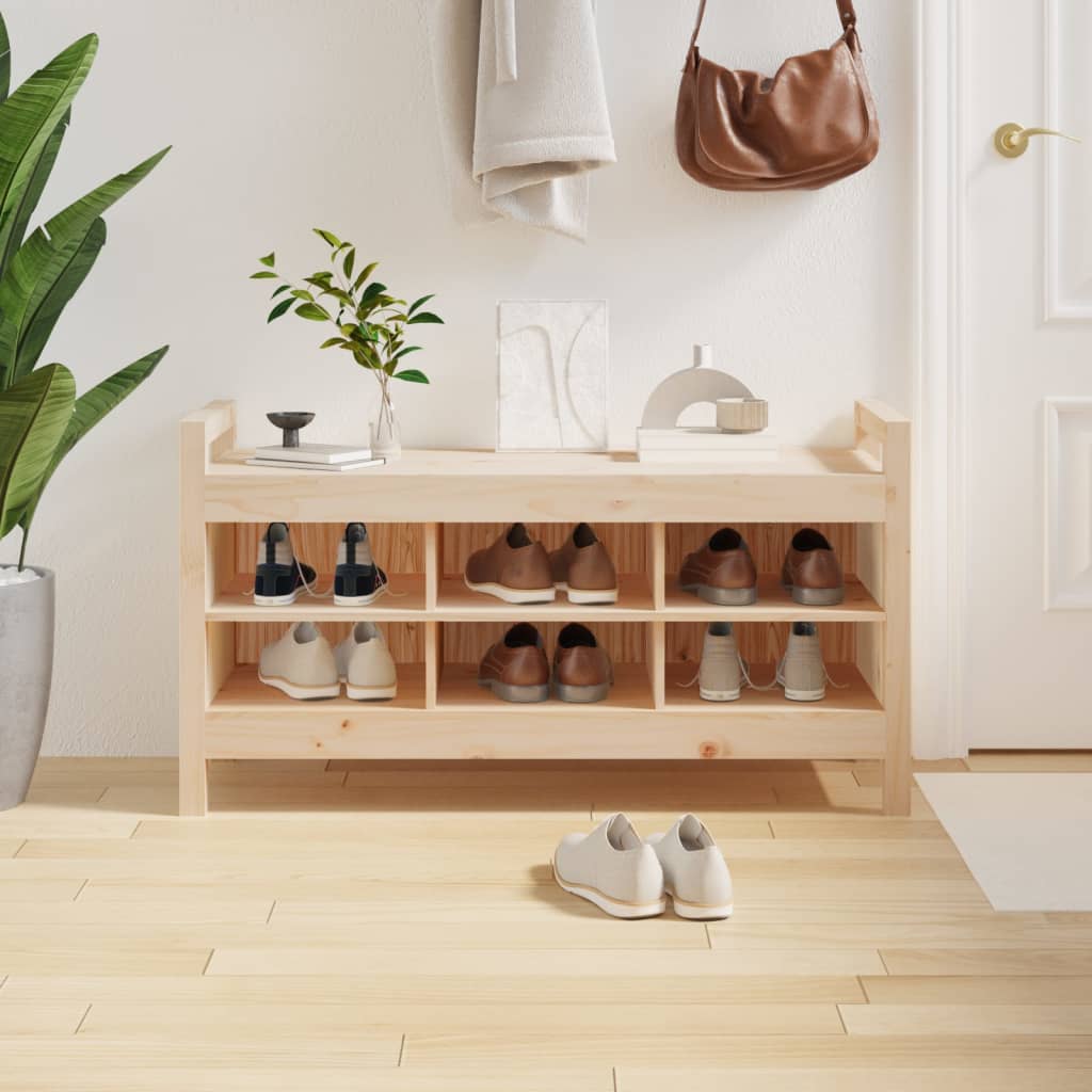 Halbankje 110x40x60 cm massief grenenhout is nu te koop bij PeponiXL, paradijselijk wonen!