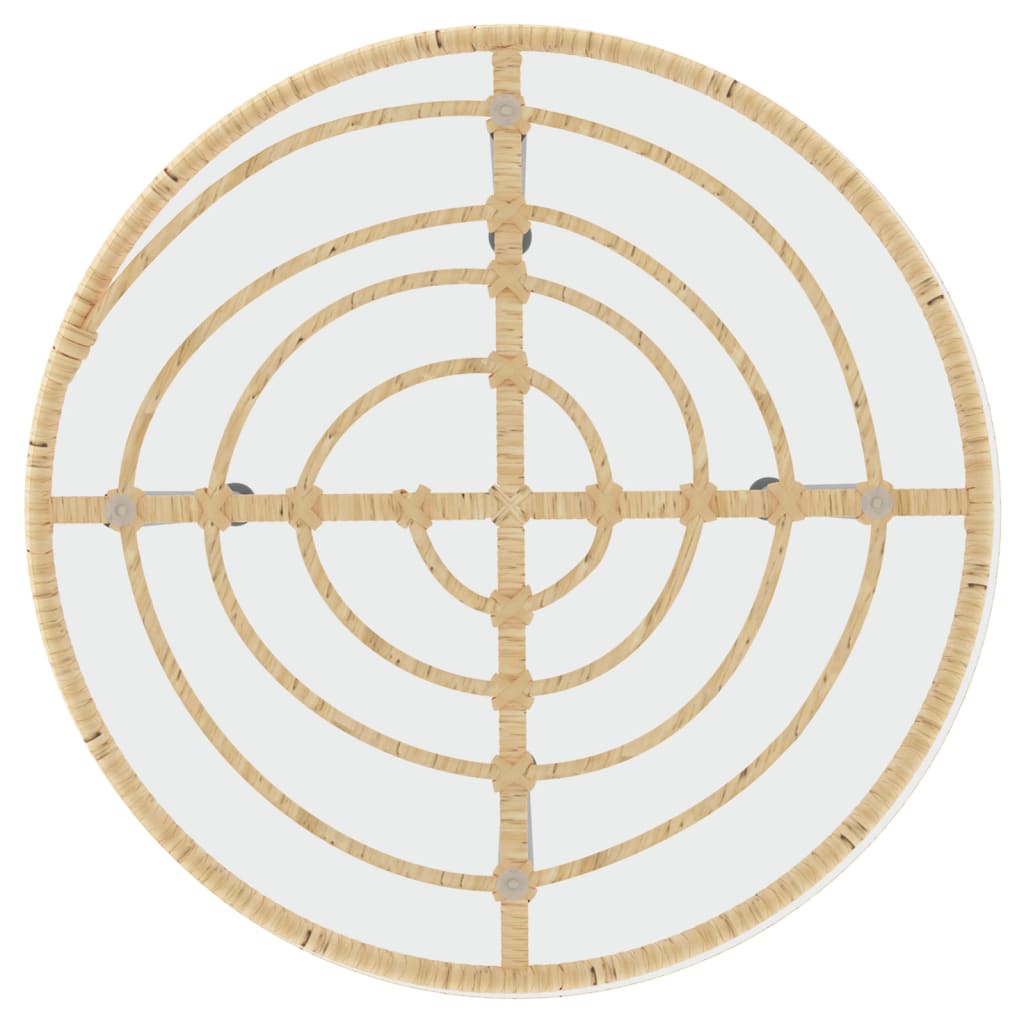 Eettafel Ø55 cm gehard glas en staal is nu te koop bij PeponiXL, paradijselijk wonen!