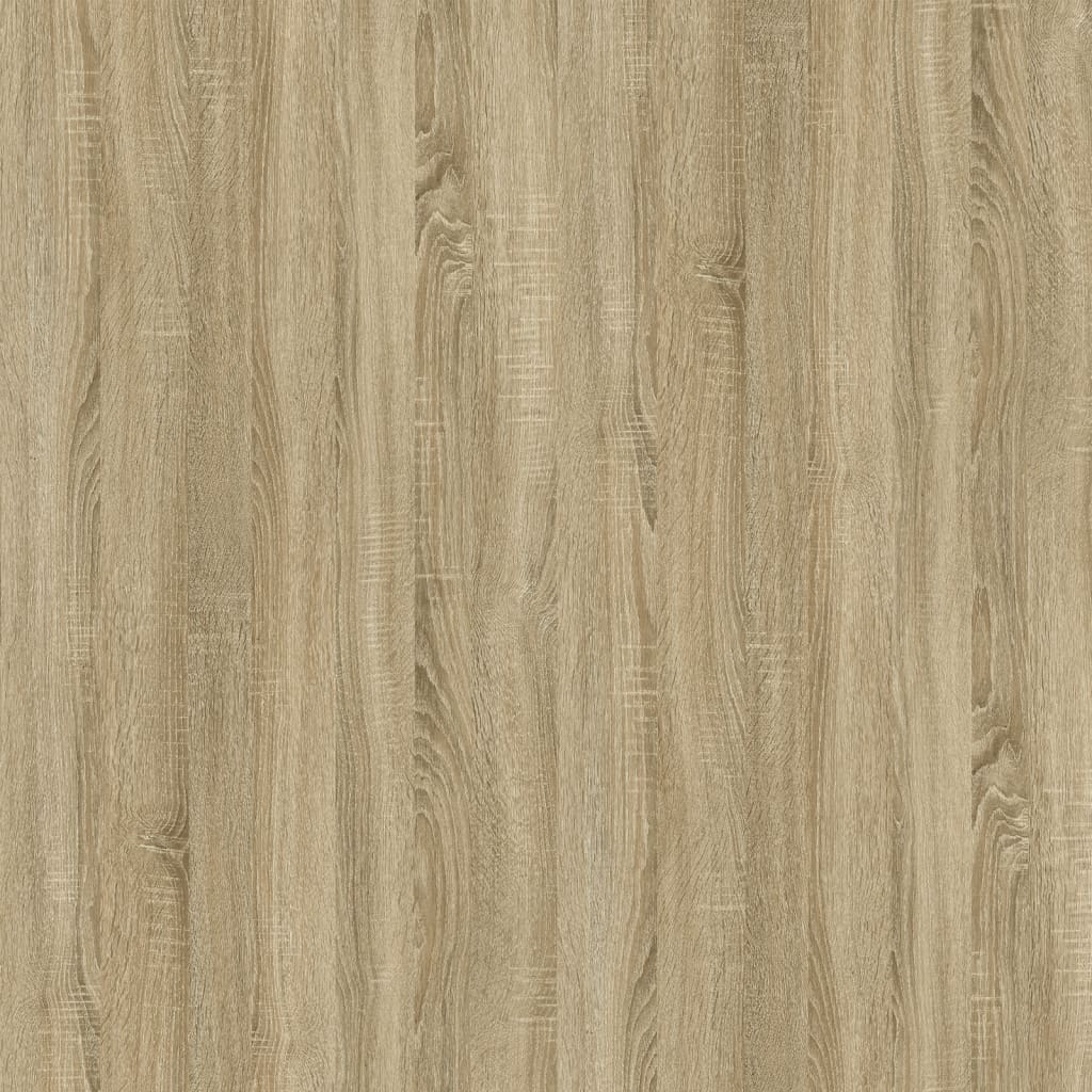 Salontafel 80x45x45 cm bewerkt hout en ijzer sonoma eikenkleur is nu te koop bij PeponiXL, paradijselijk wonen!