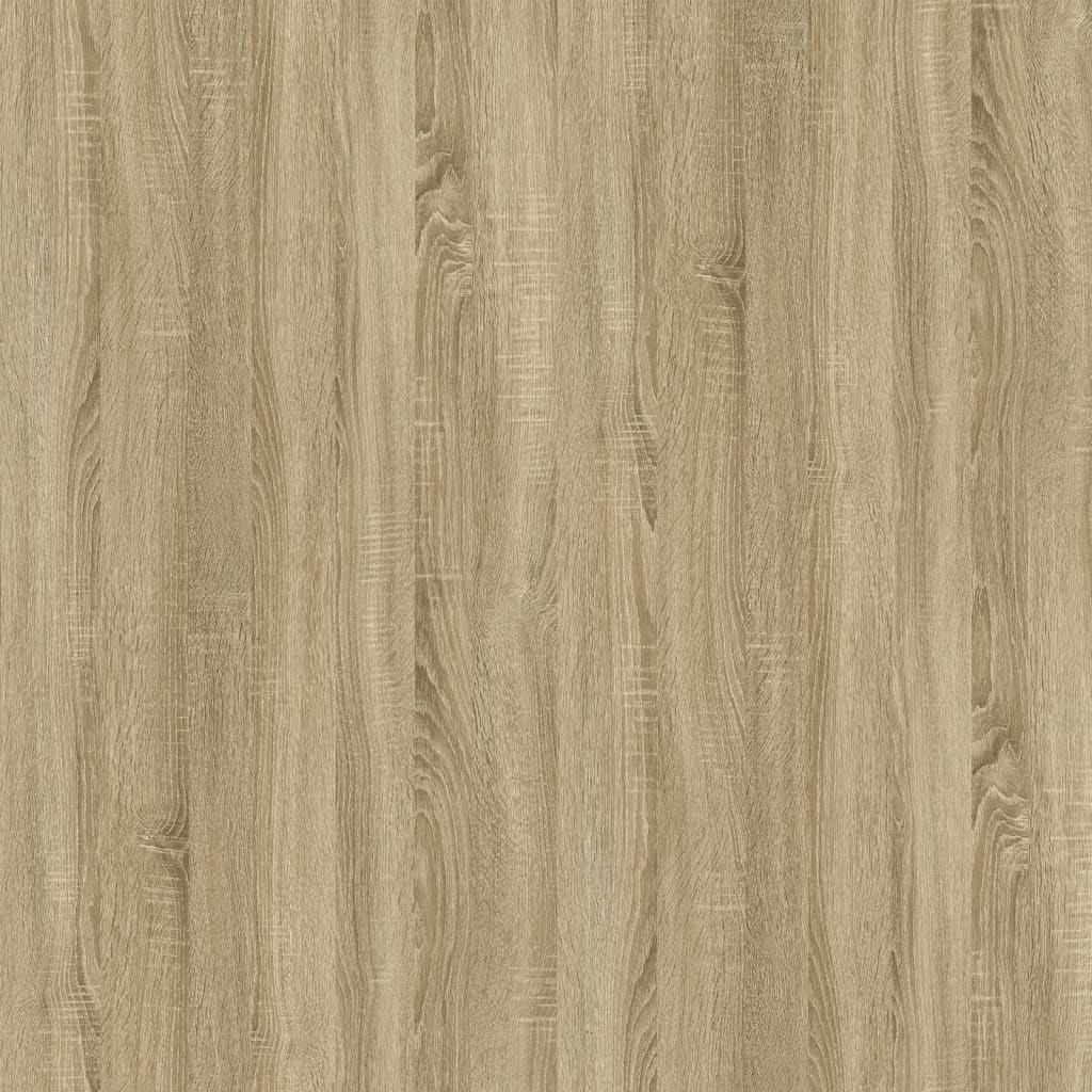 Bijzettafel 55x38x45 cm bewerkt hout sonoma eikenkleurig is nu te koop bij PeponiXL, paradijselijk wonen!