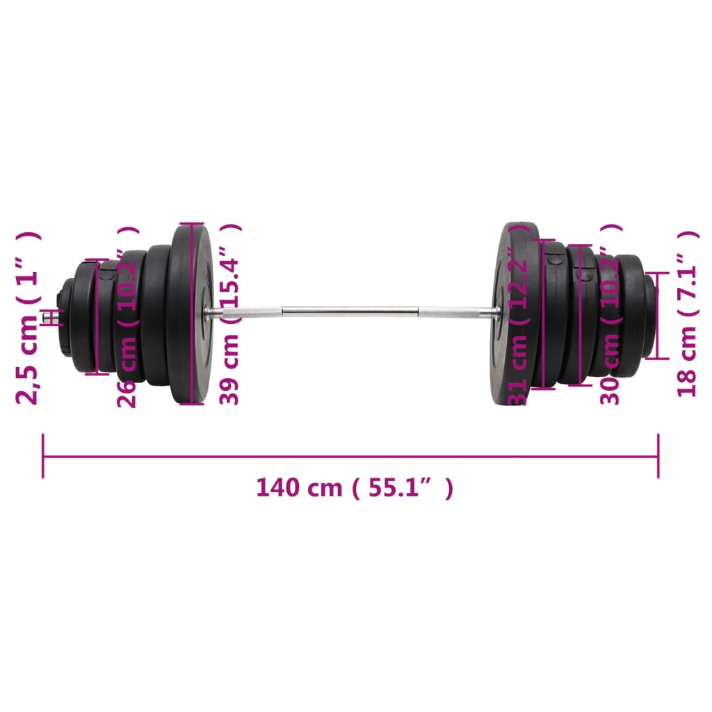 Halter met gewichten 90 kg is nu te koop bij PeponiXL, paradijselijk wonen!