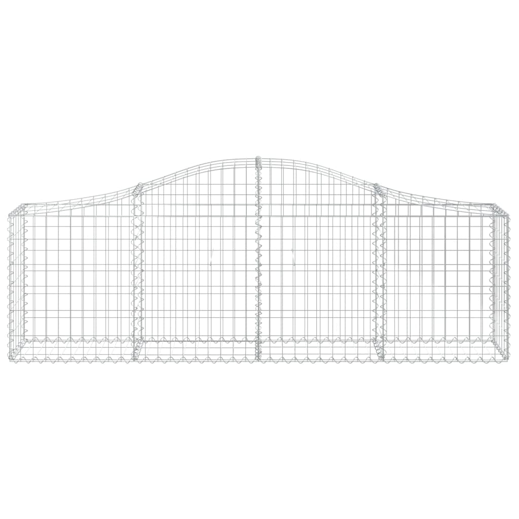 Schanskorven 50 st gewelfd 200x30x60/80 cm gegalvaniseerd ijzer is nu te koop bij PeponiXL, paradijselijk wonen!