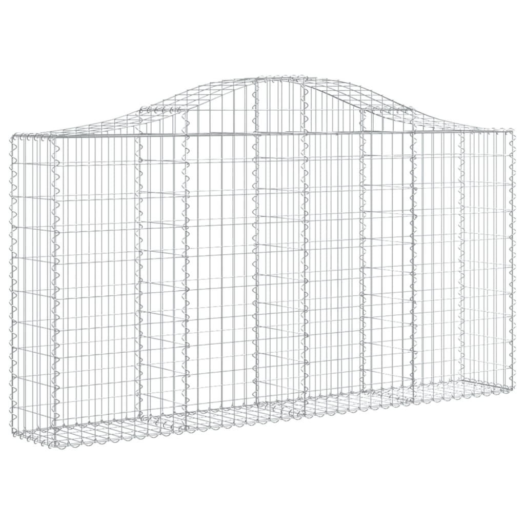 Schanskorven 30 st gewelfd 200x30x100/120 cm ijzer is nu te koop bij PeponiXL, paradijselijk wonen!