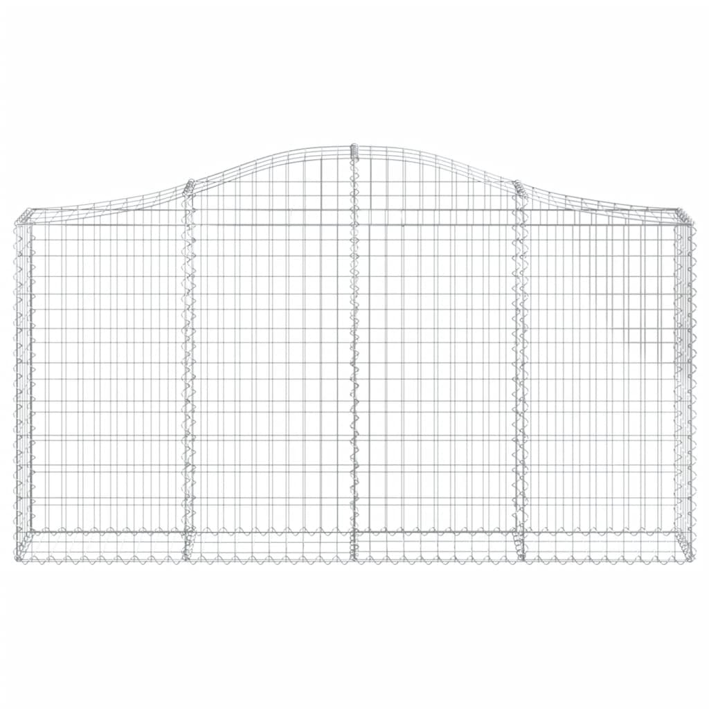 Schanskorven 30 st gewelfd 200x30x100/120 cm ijzer is nu te koop bij PeponiXL, paradijselijk wonen!