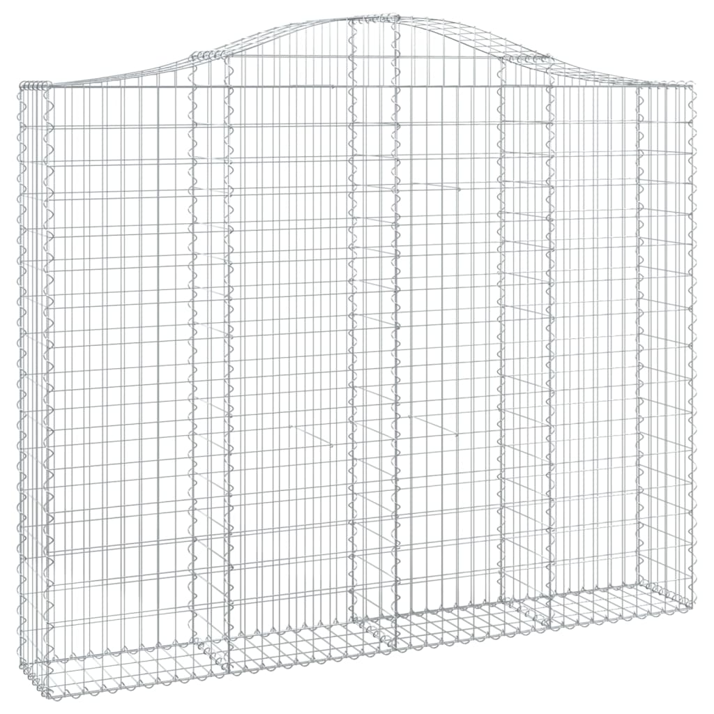 Schanskorven 11 st gewelfd 200x30x160/180 cm ijzer is nu te koop bij PeponiXL, paradijselijk wonen!
