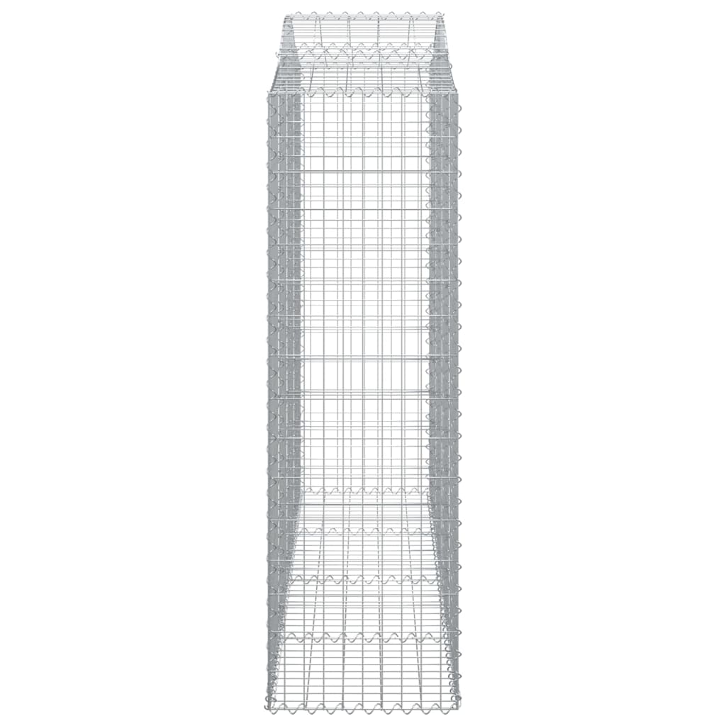 Schanskorven 20 st gewelfd 200x50x160/180 cm ijzer is nu te koop bij PeponiXL, paradijselijk wonen!