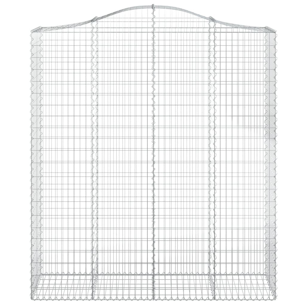 Schanskorven 25 st gewelfd 200x50x220/240 cm ijzer is nu te koop bij PeponiXL, paradijselijk wonen!
