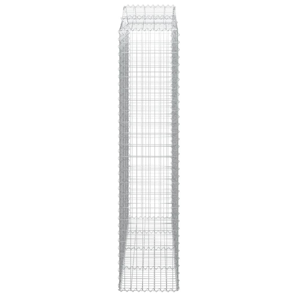 Schanskorven 25 st gewelfd 200x50x220/240 cm ijzer is nu te koop bij PeponiXL, paradijselijk wonen!