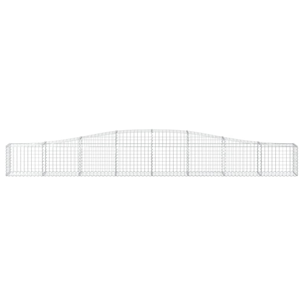 Schanskorven 20 st gewelfd 400x30x40/60 cm ijzer is nu te koop bij PeponiXL, paradijselijk wonen!