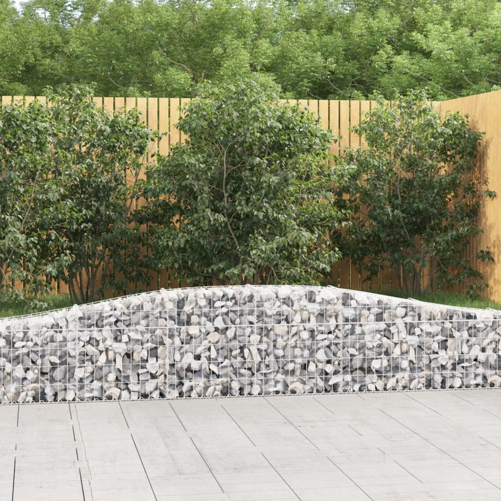 Schanskorven 20 st gewelfd 400x30x40/60 cm ijzer is nu te koop bij PeponiXL, paradijselijk wonen!