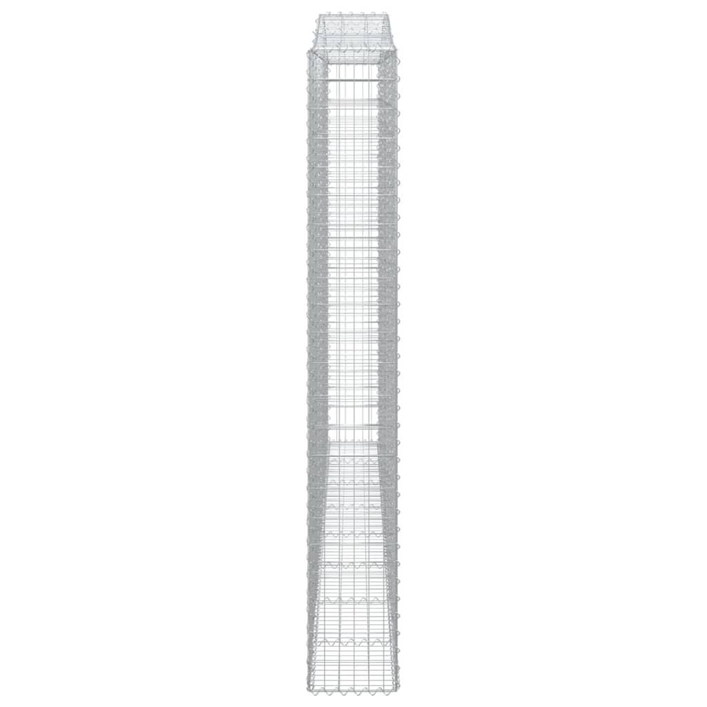 Schanskorven 8 st gewelfd 400x30x220/240 cm ijzer is nu te koop bij PeponiXL, paradijselijk wonen!