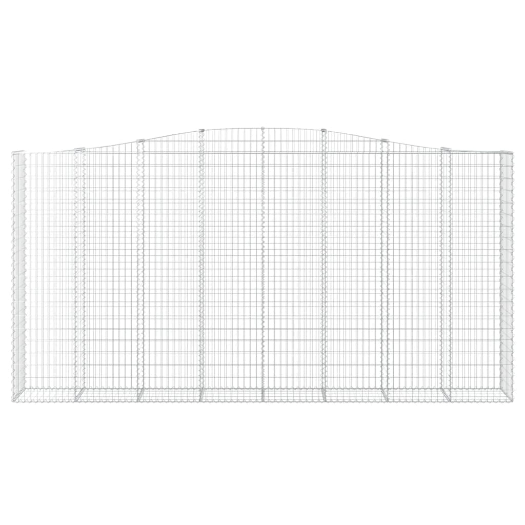 Schanskorven 5 st gewelfd 400x50x200/220 cm ijzer is nu te koop bij PeponiXL, paradijselijk wonen!