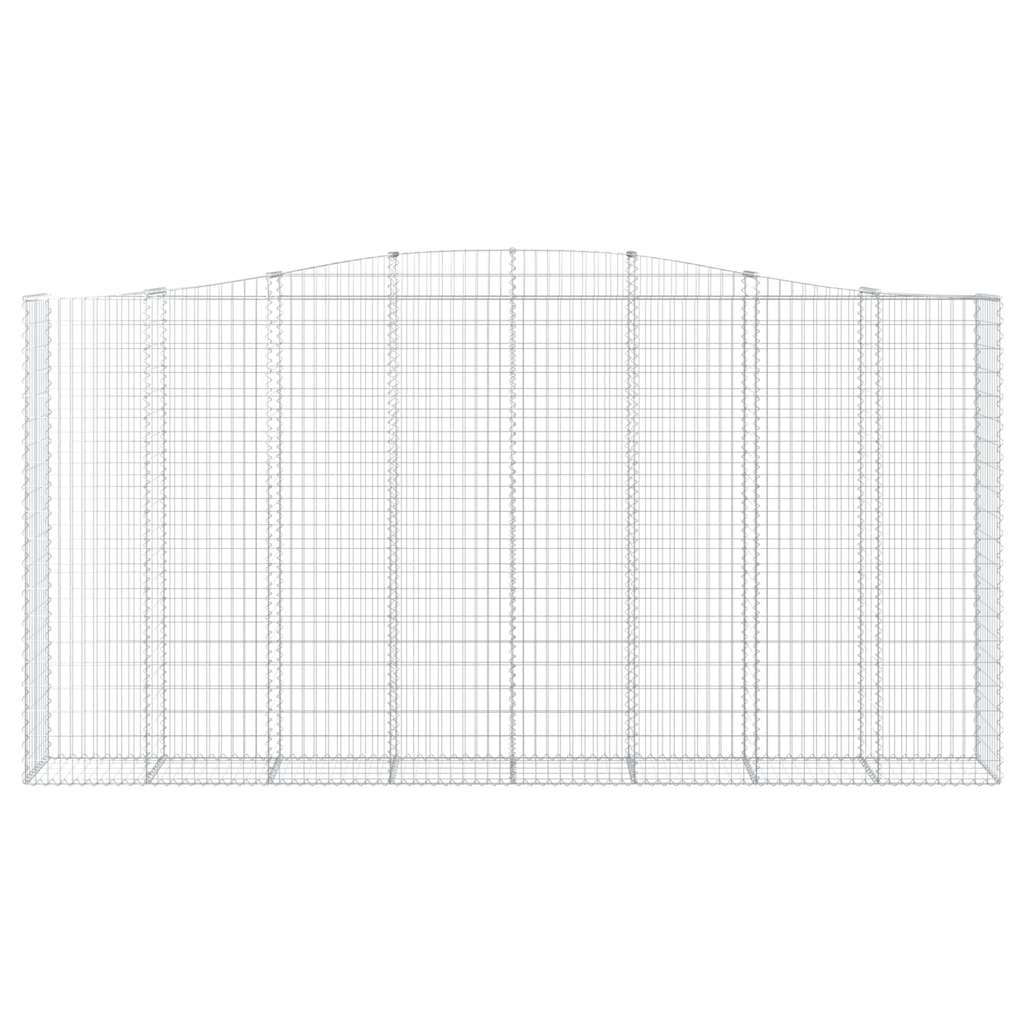 Schanskorven 6 st gewelfd 400x50x200/220 cm ijzer is nu te koop bij PeponiXL, paradijselijk wonen!