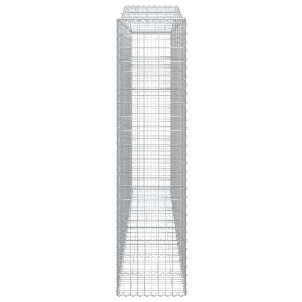 Schanskorven 6 st gewelfd 400x50x200/220 cm ijzer is nu te koop bij PeponiXL, paradijselijk wonen!