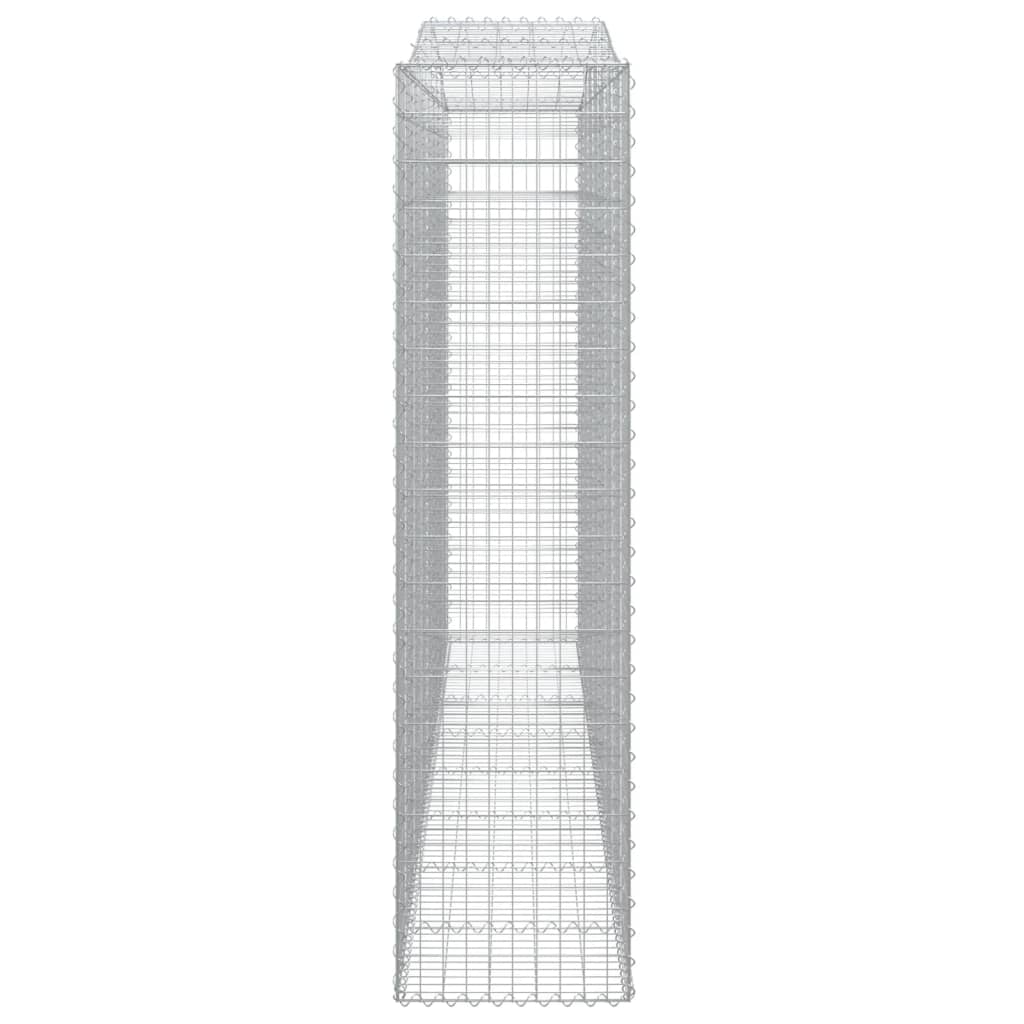 Schanskorven 7 st gewelfd 400x50x200/220 cm ijzer is nu te koop bij PeponiXL, paradijselijk wonen!