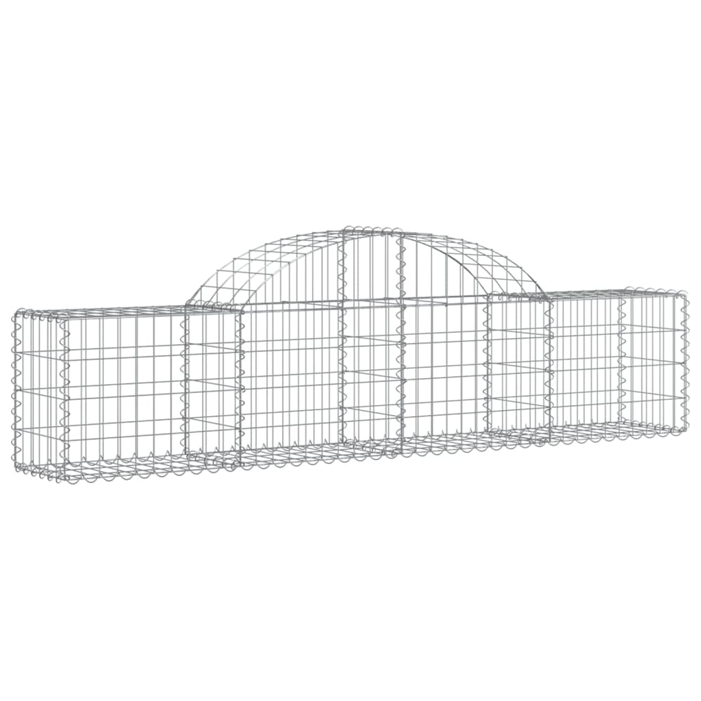 Schanskorven 30 st gewelfd 200x30x40/60 cm gegalvaniseerd ijzer is nu te koop bij PeponiXL, paradijselijk wonen!