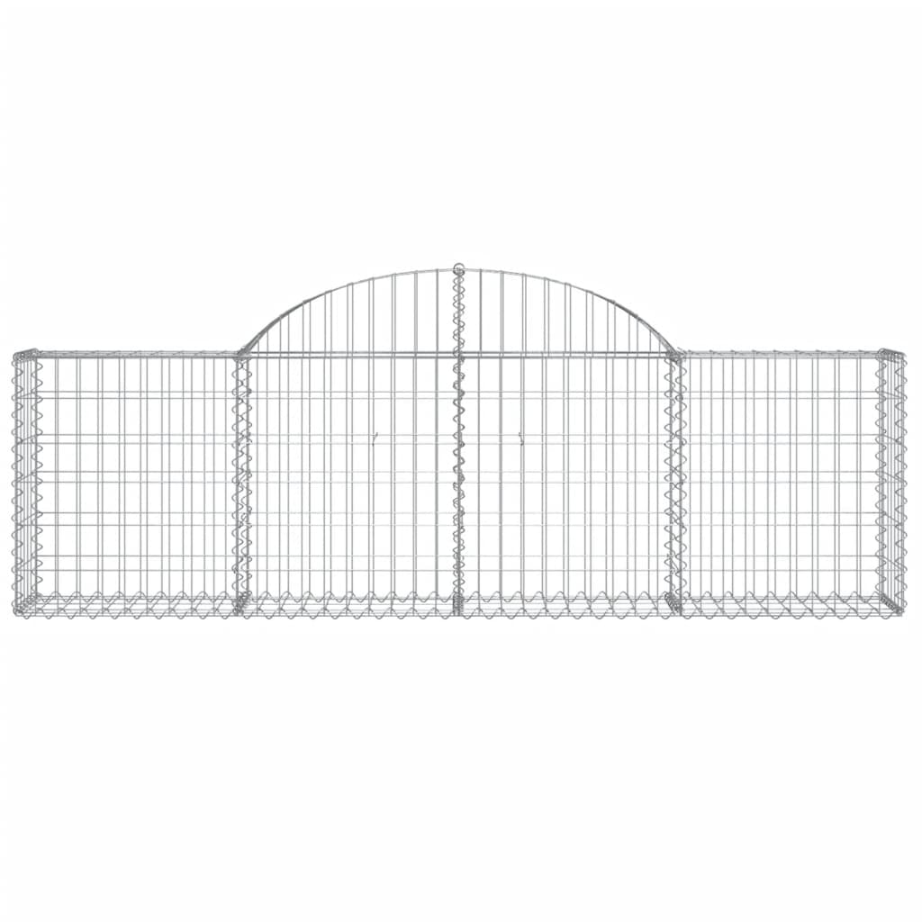 Schanskorven 20 st gewelfd 200x30x60/80 cm ijzer is nu te koop bij PeponiXL, paradijselijk wonen!