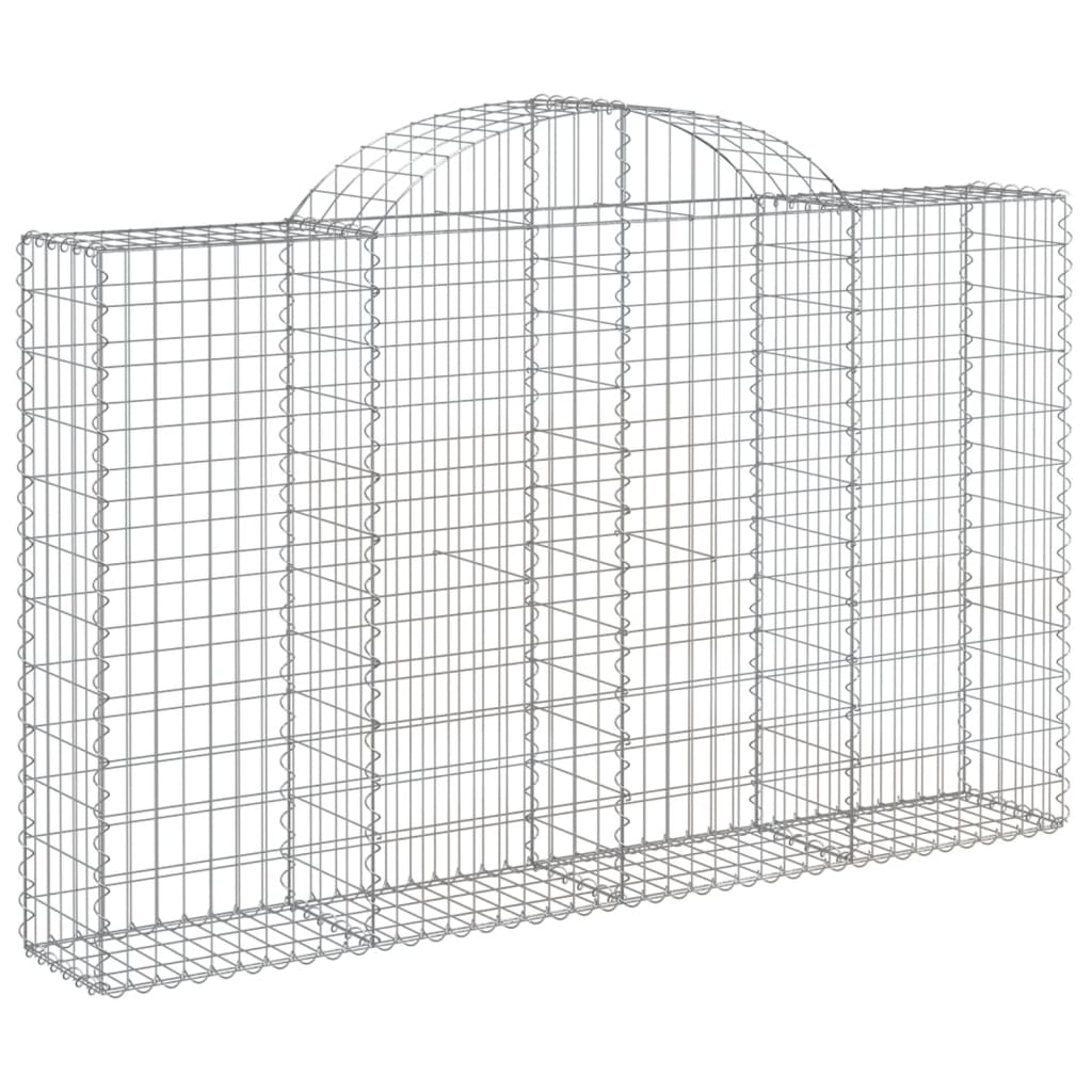 Schanskorven 20 st gewelfd 200x30x120/140 cm ijzer is nu te koop bij PeponiXL, paradijselijk wonen!
