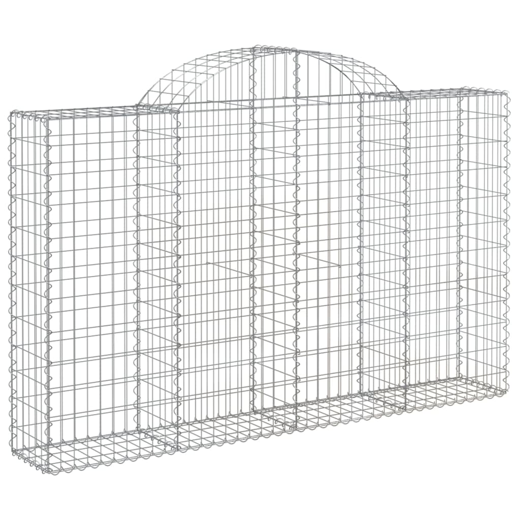 Schanskorven 25 st gewelfd 200x30x120/140 cm ijzer is nu te koop bij PeponiXL, paradijselijk wonen!