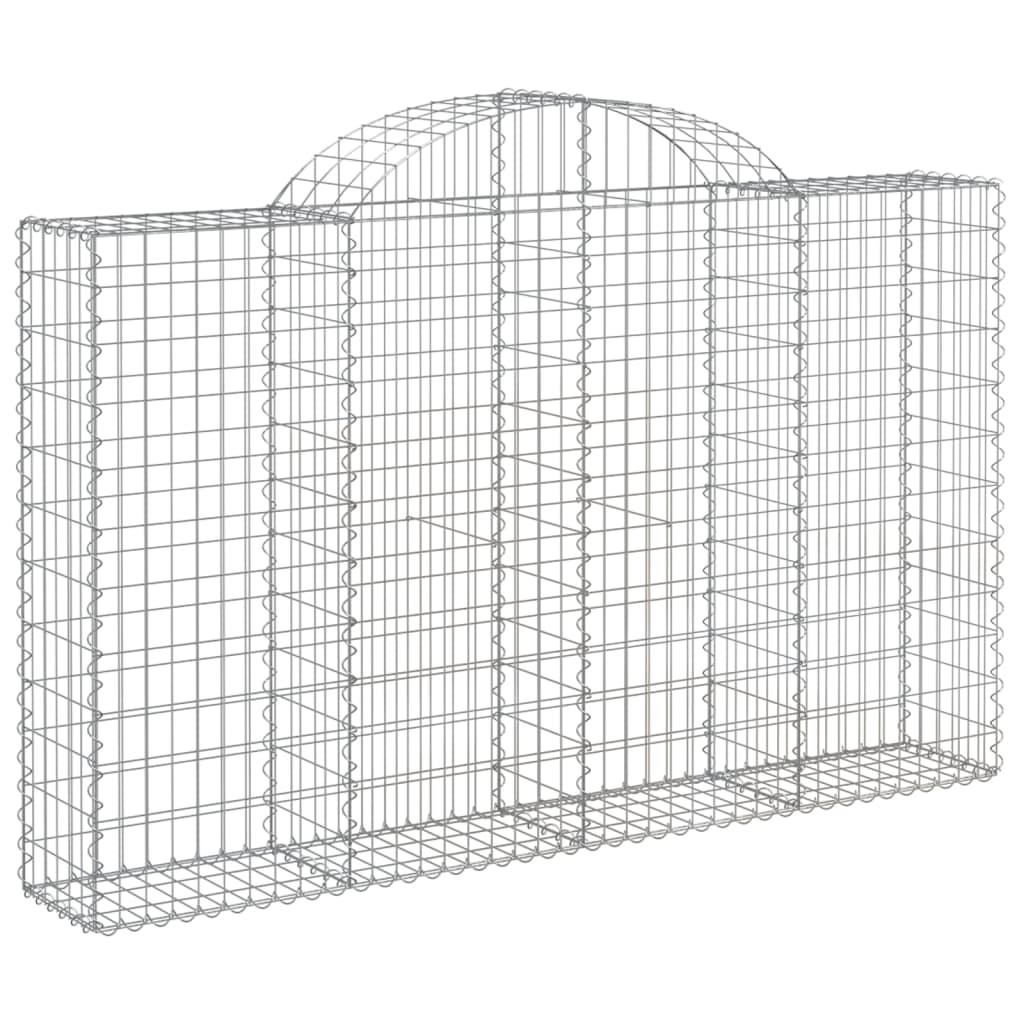 Schanskorven 30 st gewelfd 200x30x120/140 cm ijzer is nu te koop bij PeponiXL, paradijselijk wonen!